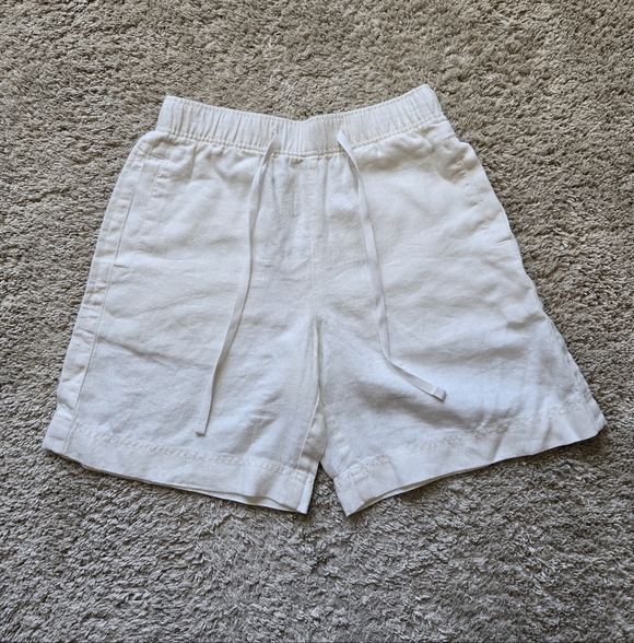 Vince Pants - Vince Linen Shorts Womens XS Ivory
